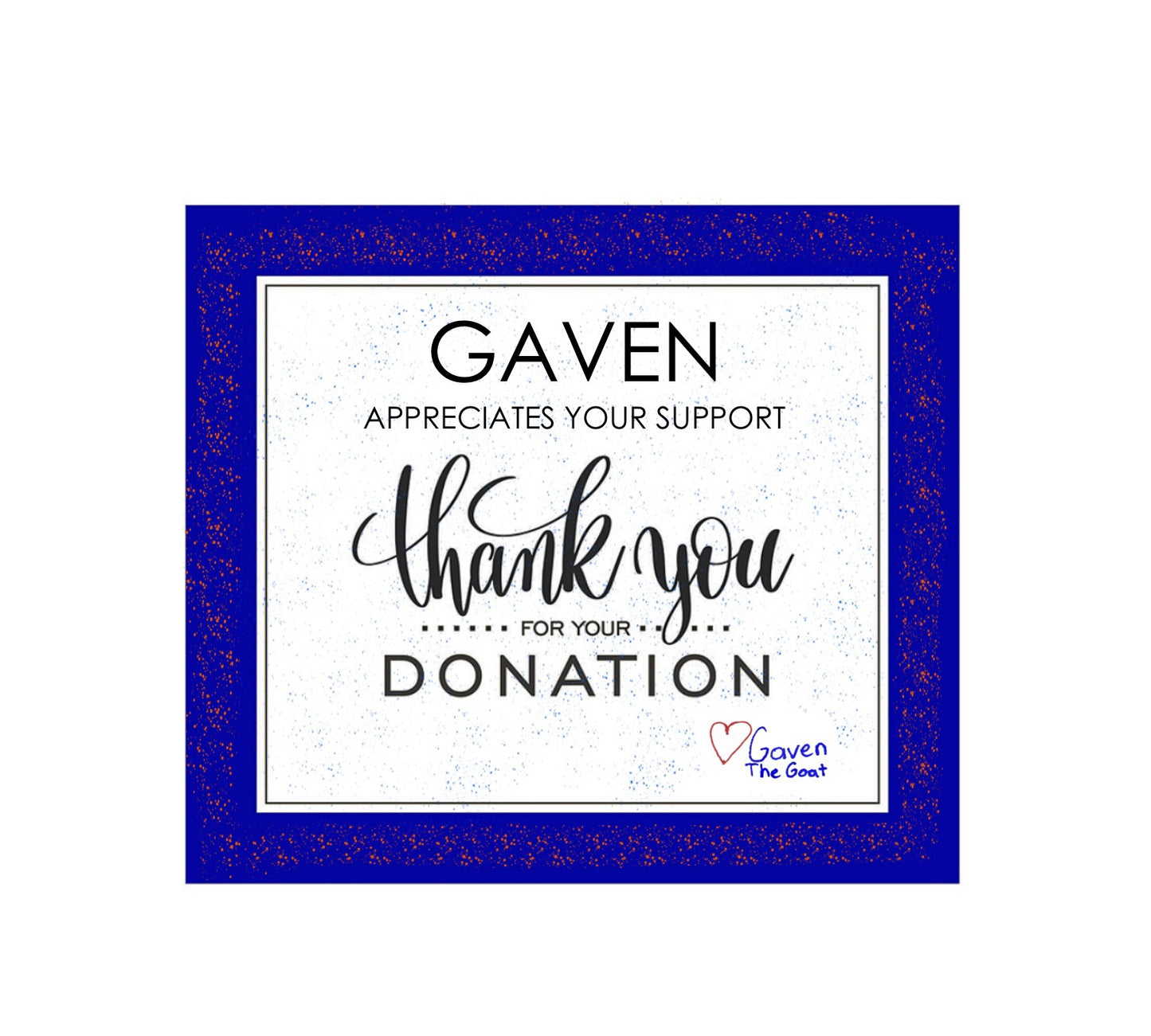 Donation for Gaven/ Donacion para Gaven